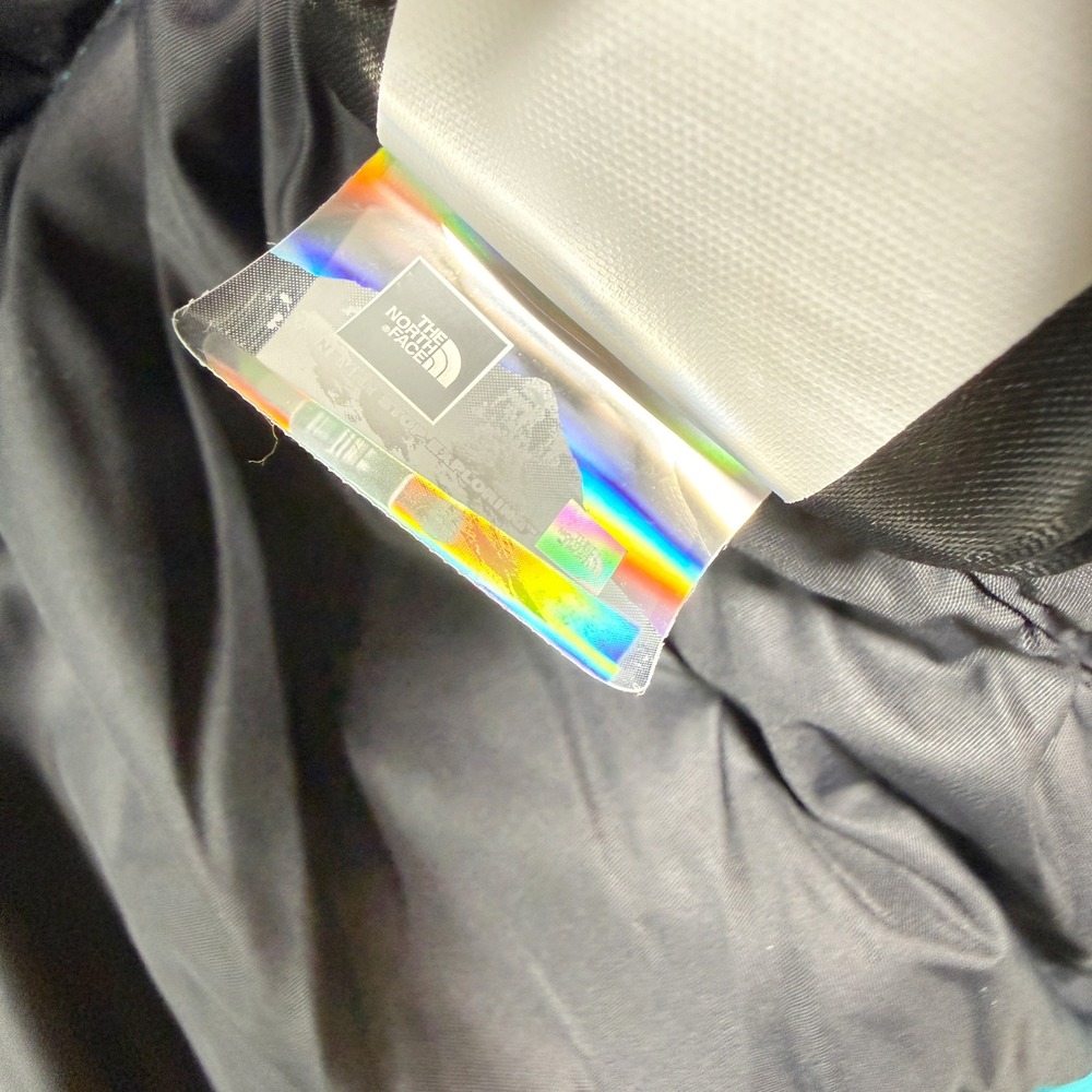 The North Face Nuptse Jacket Size 2X‎ Womens Plus Harbor Blue Hidden Hood NWT - Picture 14 of 14